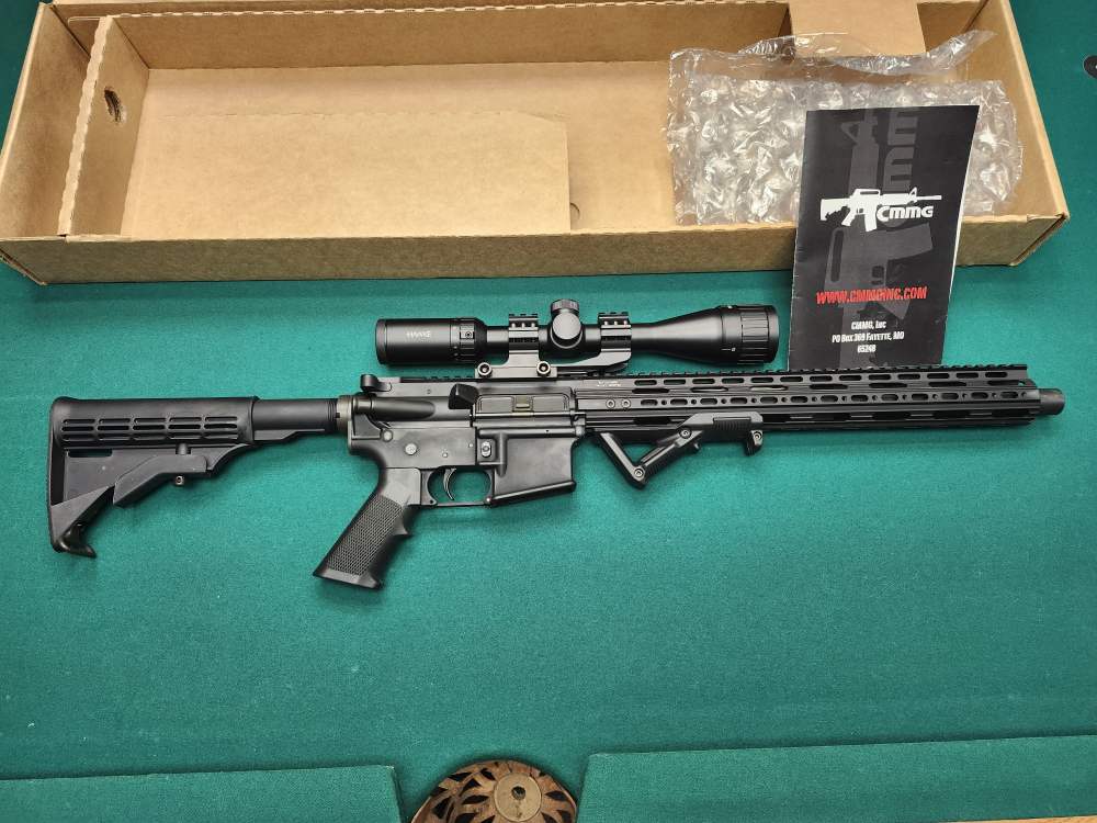CMMG MK-4 5.56 NATO with 16" Bull Barrel + NightHawk Scope-img-1