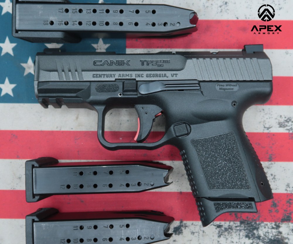 EXCELLENT Canik TP9 Elite SC 9mm 3.6" 4 Mags-img-0