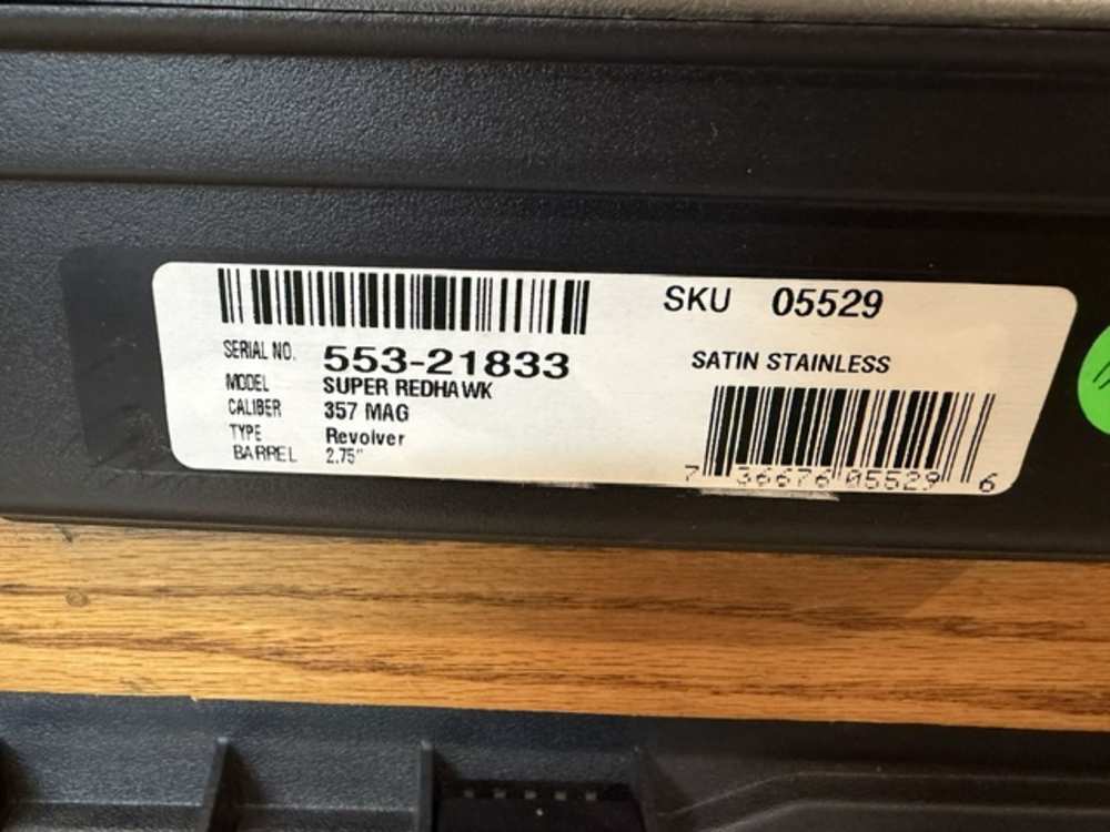 RUGER SUPER REDHAWK ALASKAN 357 MAG REVOLVER-img-9