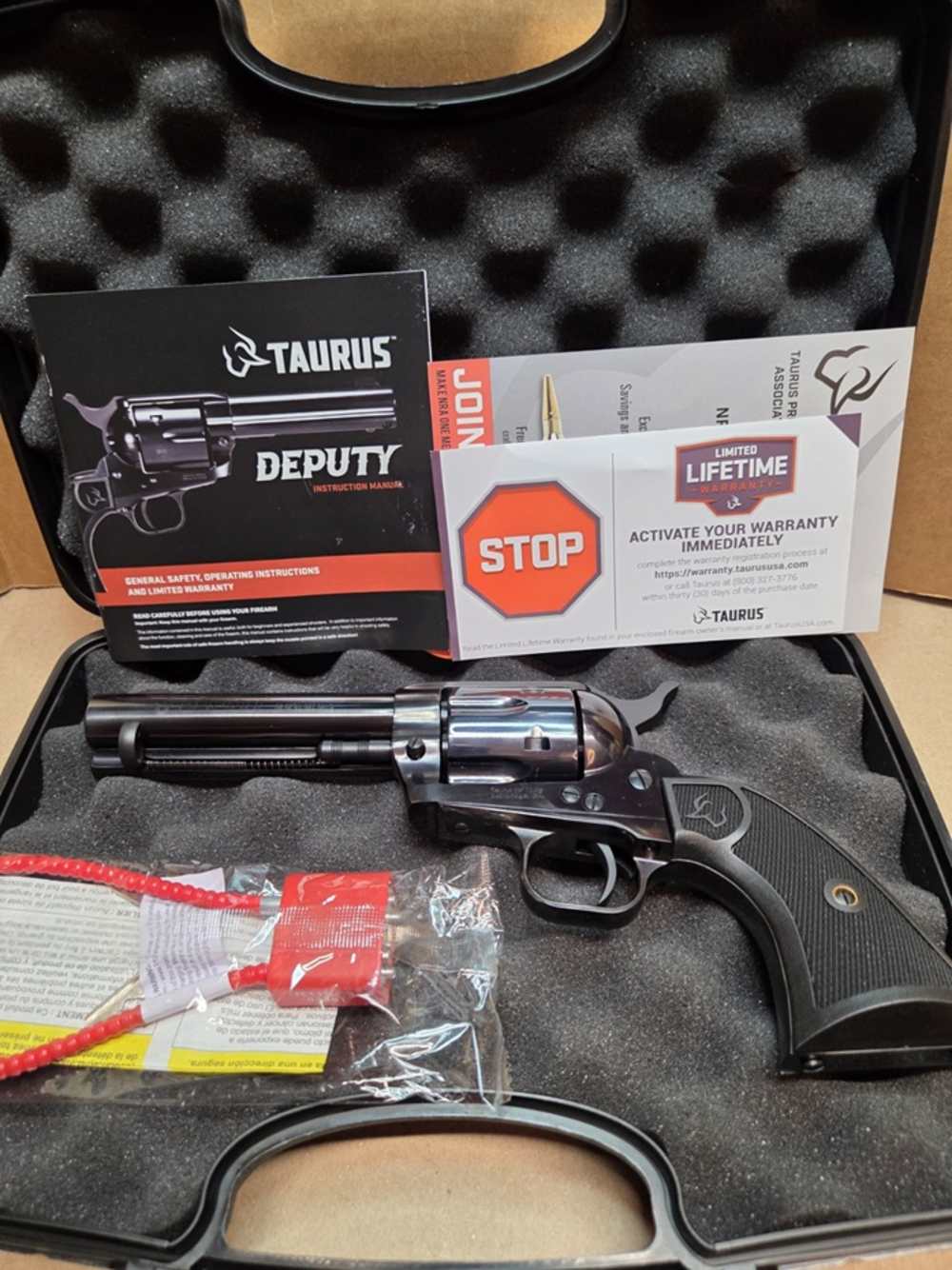 Taurus Deputy 357Mag 4.75" 6-shot SA Unfired Revolver -img-2