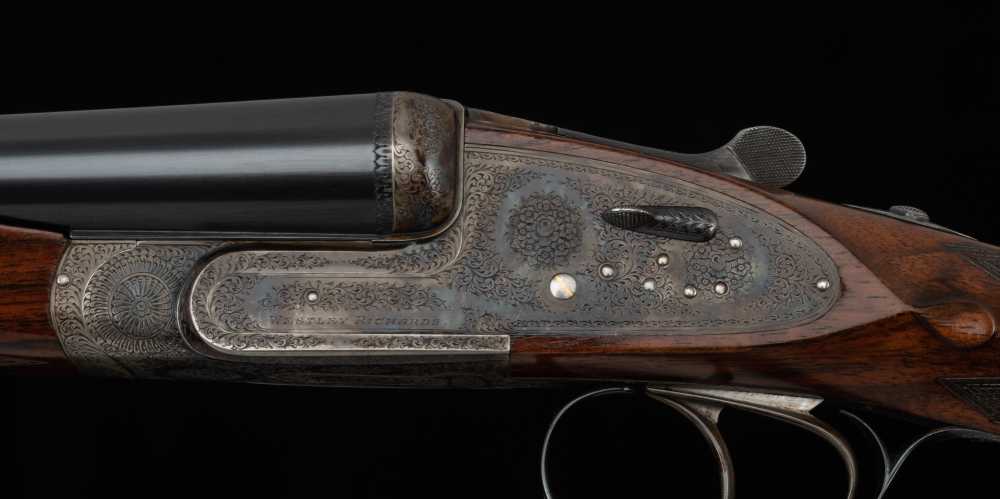 Westley Richards SLE 12 Gauge – TWO BRL SET, 6LBS. 6OZ., IN PROOF, CASED-img-2
