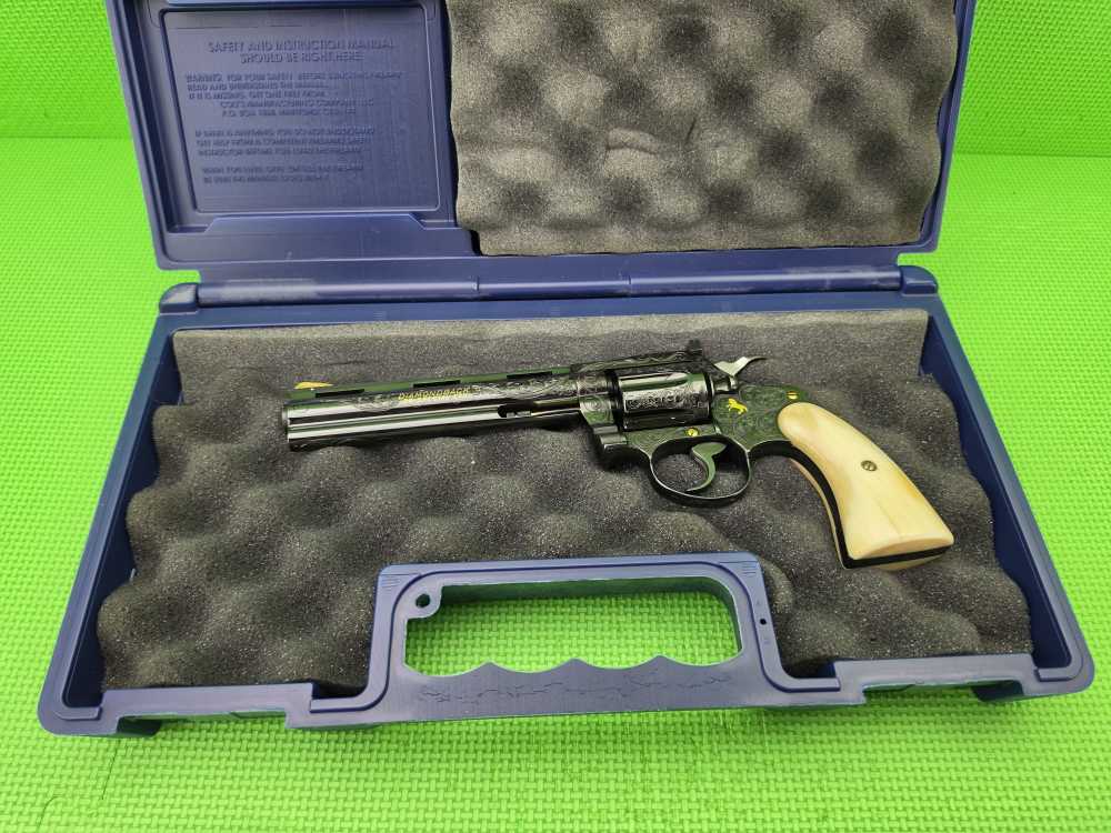 COLT DIAMONDBACK 38 SPL 6" MASTER ENGRAVED BY TOM HARVEY BORN 1968-img-4