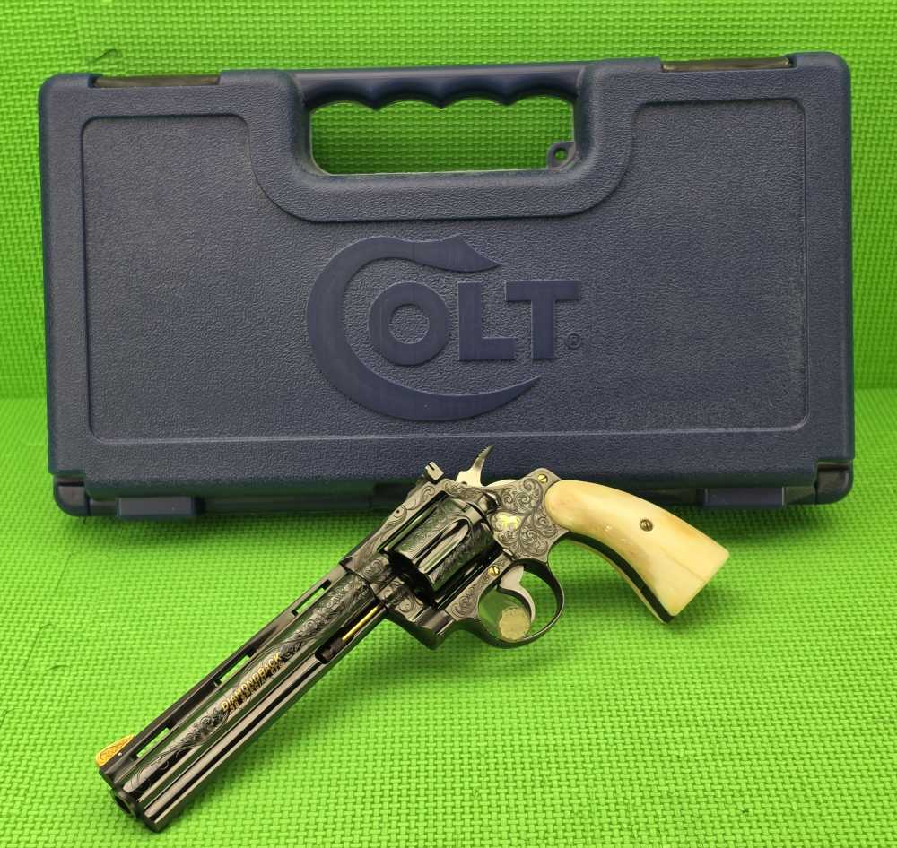COLT DIAMONDBACK 38 SPL 6" MASTER ENGRAVED BY TOM HARVEY BORN 1968-img-9