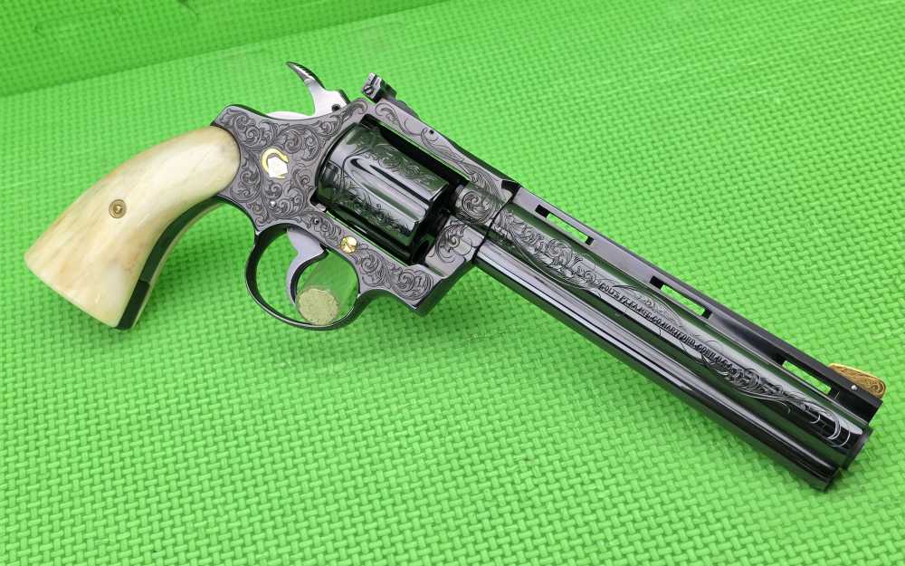 COLT DIAMONDBACK 38 SPL 6" MASTER ENGRAVED BY TOM HARVEY BORN 1968-img-15