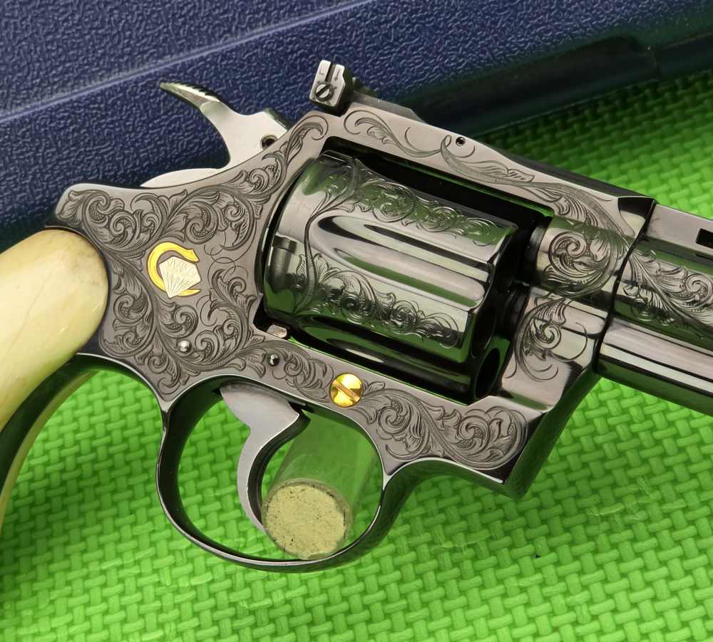 COLT DIAMONDBACK 38 SPL 6" MASTER ENGRAVED BY TOM HARVEY BORN 1968-img-12