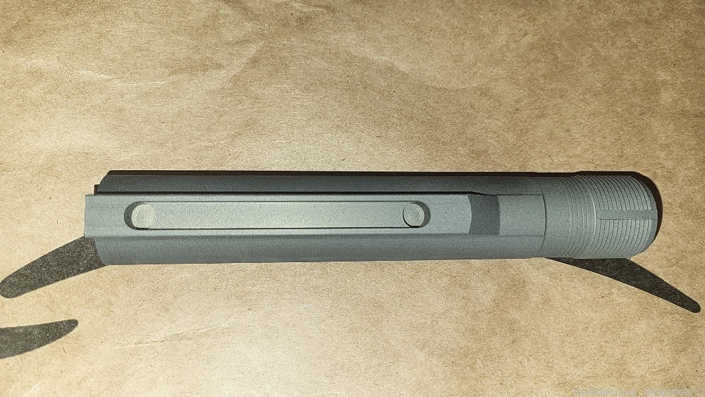 Retro AR15 Carbine 2 Position XM Grey Receiver Extension Buffer Tube XM177-img-0
