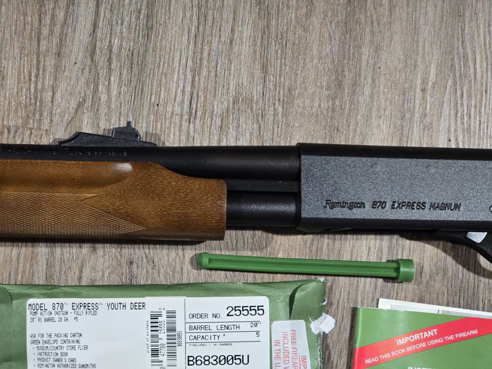 Excellent! 1994 Remington 870 Deer Youth 20 Gauge-img-11