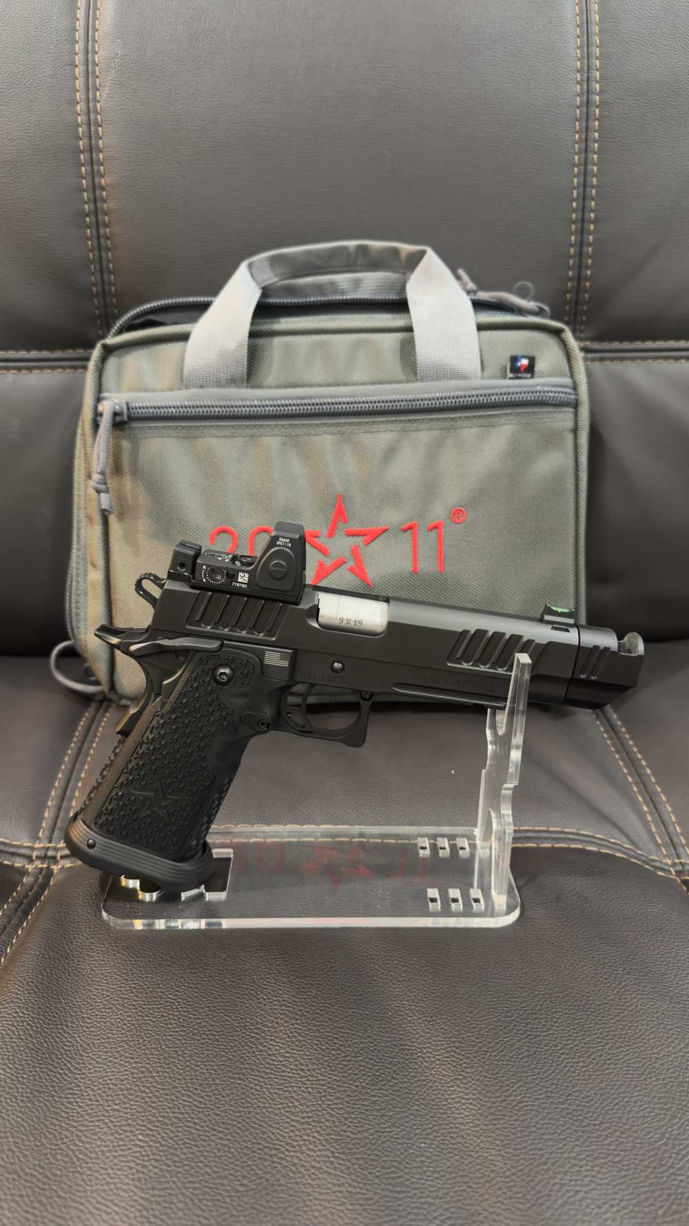 Staccato P DPO THREADED BARREL 2011 Cadre Comp 9mm W/ NEW RMR-img-0