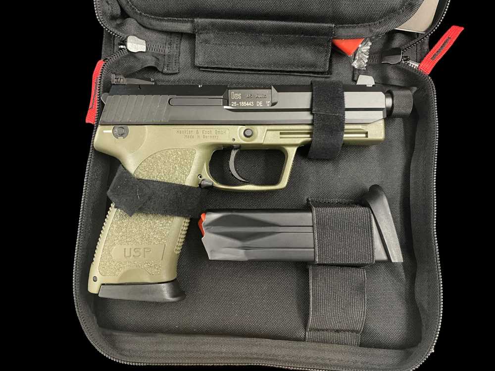 Heckler Koch HK USP45 TACTICAL OD GREEN, Limited, Threaded USP 45-img-1