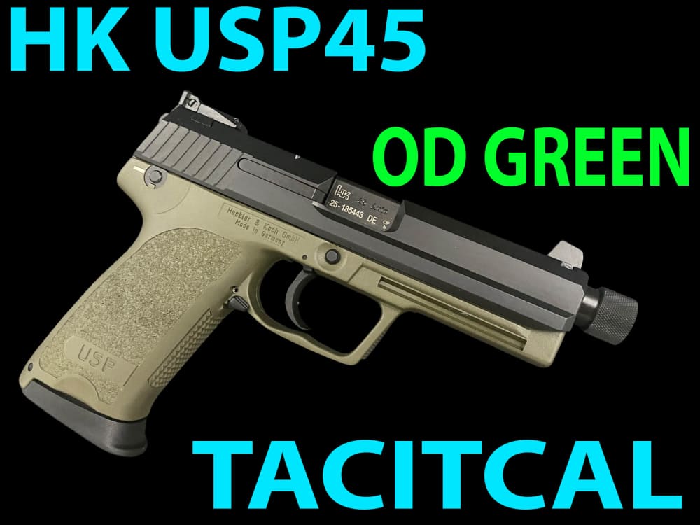Heckler Koch HK USP45 TACTICAL OD GREEN, Limited, Threaded USP 45-img-0