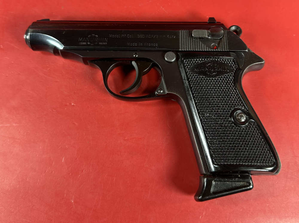 MANURHIN WALTHER PP 380 ACP BLUED. 2 mags. Rare. Excellent-img-11