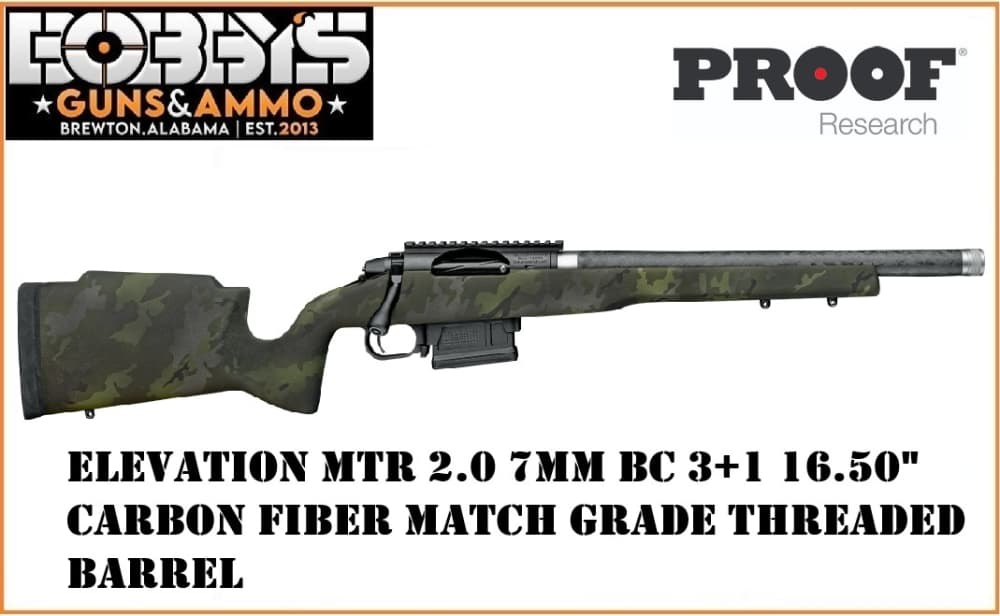 Proof Research 151624 Elevation MTR 2.0 7mm BC 3+1 16.50" Carbon Fiber -img-0