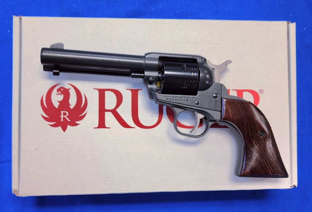 RUGER WRANGLER COWPOKE COBALT BLUE EDITION W/ HOLSTER - UNFIRED IN BOX -img-1