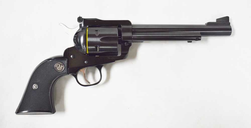 RUGER NEW MODEL BLACKHAWK .357MAG/ 9MM 6.5" 0318 NIB CONVERTIBLE PENNY -img-1