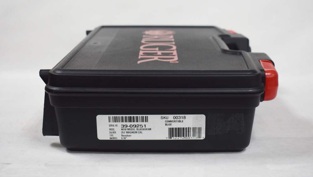 RUGER NEW MODEL BLACKHAWK .357MAG/ 9MM 6.5" 0318 NIB CONVERTIBLE PENNY -img-3