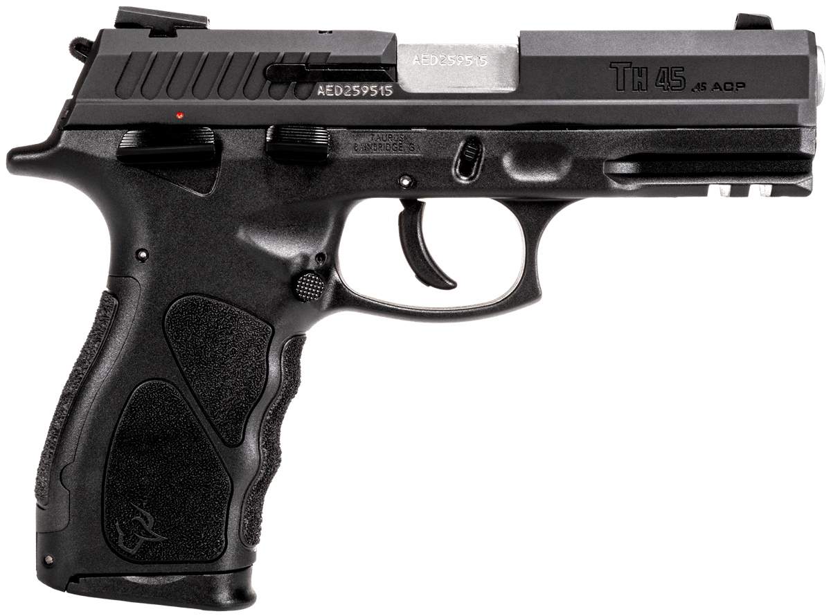 Taurus 1TH45041 TH Full Size 45 ACP 13+1 4.27in Matte Stainless Steel Barre-img-0
