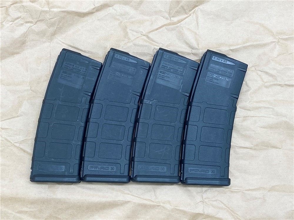 6 Pmags M2 4 mags magazines 2 mag bodies m4 ar15 30RD 30 rd 5.56 223 magpul-img-2