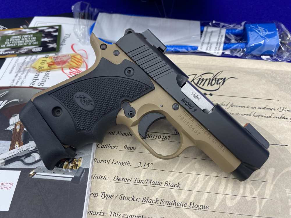 Kimber Micro 9 Desert Night *KIMBER RETAINED FACTORY DEMO GUN* #PB0110487-img-10