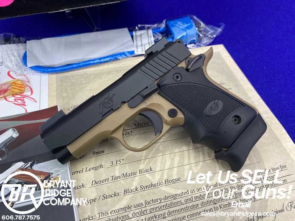 Kimber Micro 9 Desert Night *KIMBER RETAINED FACTORY DEMO GUN* #PB0110487-img-0