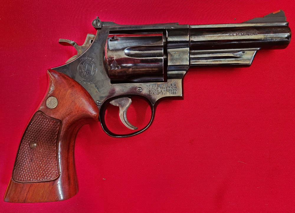 1980 Smith & Wesson Model 29-2 .44 Magnum Factory Blue 4" All the T's!-img-1
