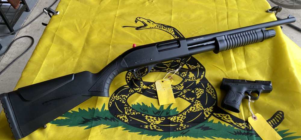 HOME SECURITY AT ITS BEST RIA Pump 12 Ga and a M&P Shield 40 ACP-img-2