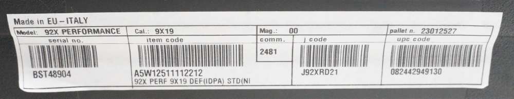 BERETTA 92X PERFORMANCE DEFENSIVE RDO 9MM DA/SA 15RD 507C USED (23022)-img-27