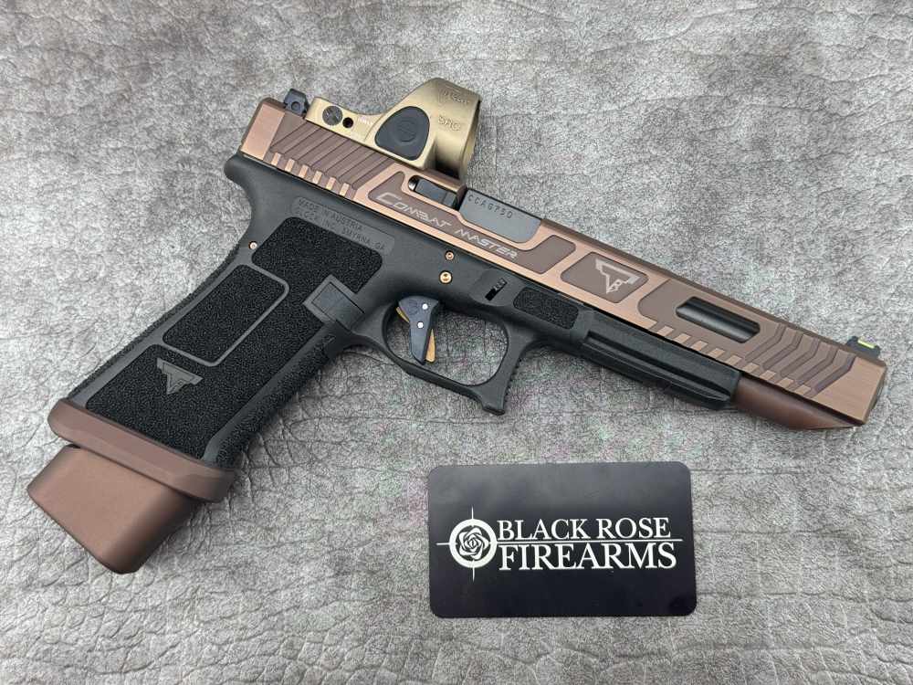 Taran Tactical Glock 17L Copperhead 9mm Pistol w/ FDE Trijicon SRO-img-5
