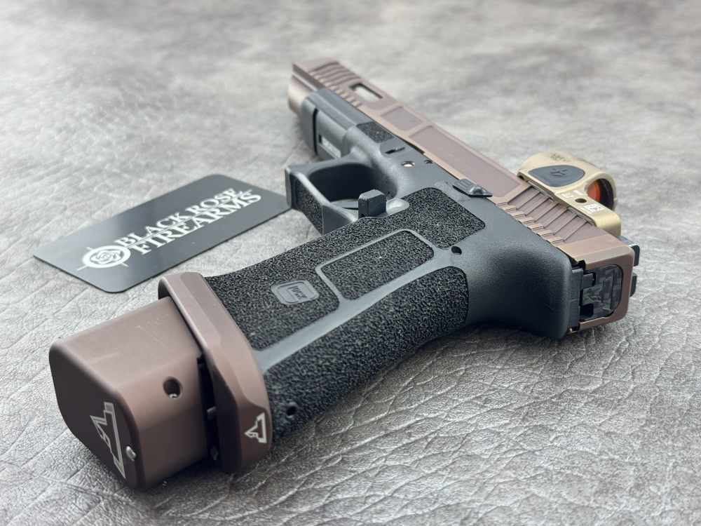 Taran Tactical Glock 17L Copperhead 9mm Pistol w/ FDE Trijicon SRO-img-3