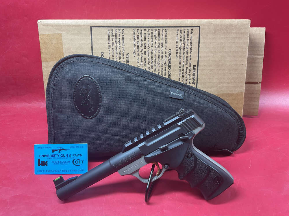 Browning Buck Mark Plus Practical URX RL .22LR 5.5” BB Pro Target Pistol-img-0