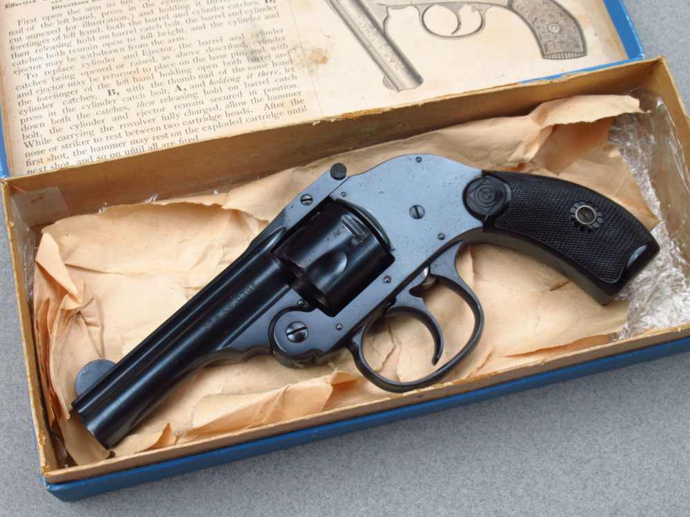 Very nice Blued H&R Hammerless 32S&W Harrington & Richardson 19th S&W-img-53