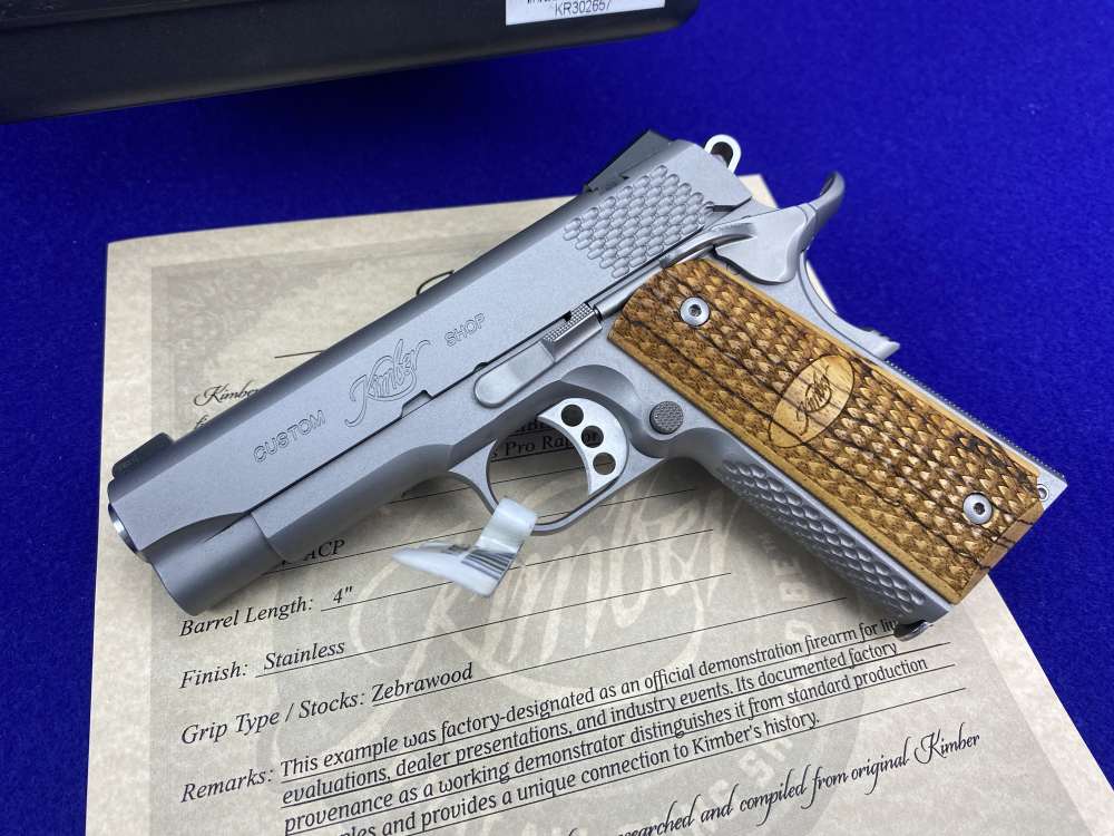 Kimber Stainless Pro Raptor II *KIMBER RETAINED FACTORY DEMO GUN* #KR302657-img-36