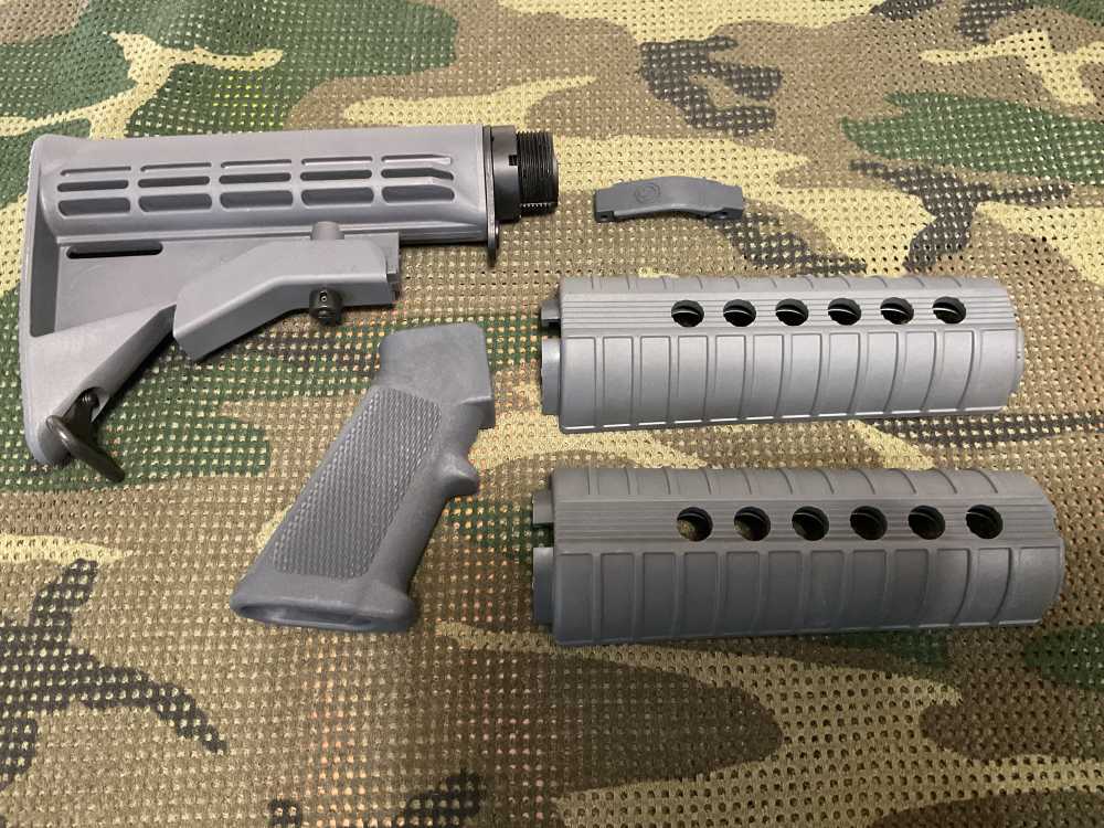 M4 Stock Set (Grey). Excellent. M4/AR-15-img-11