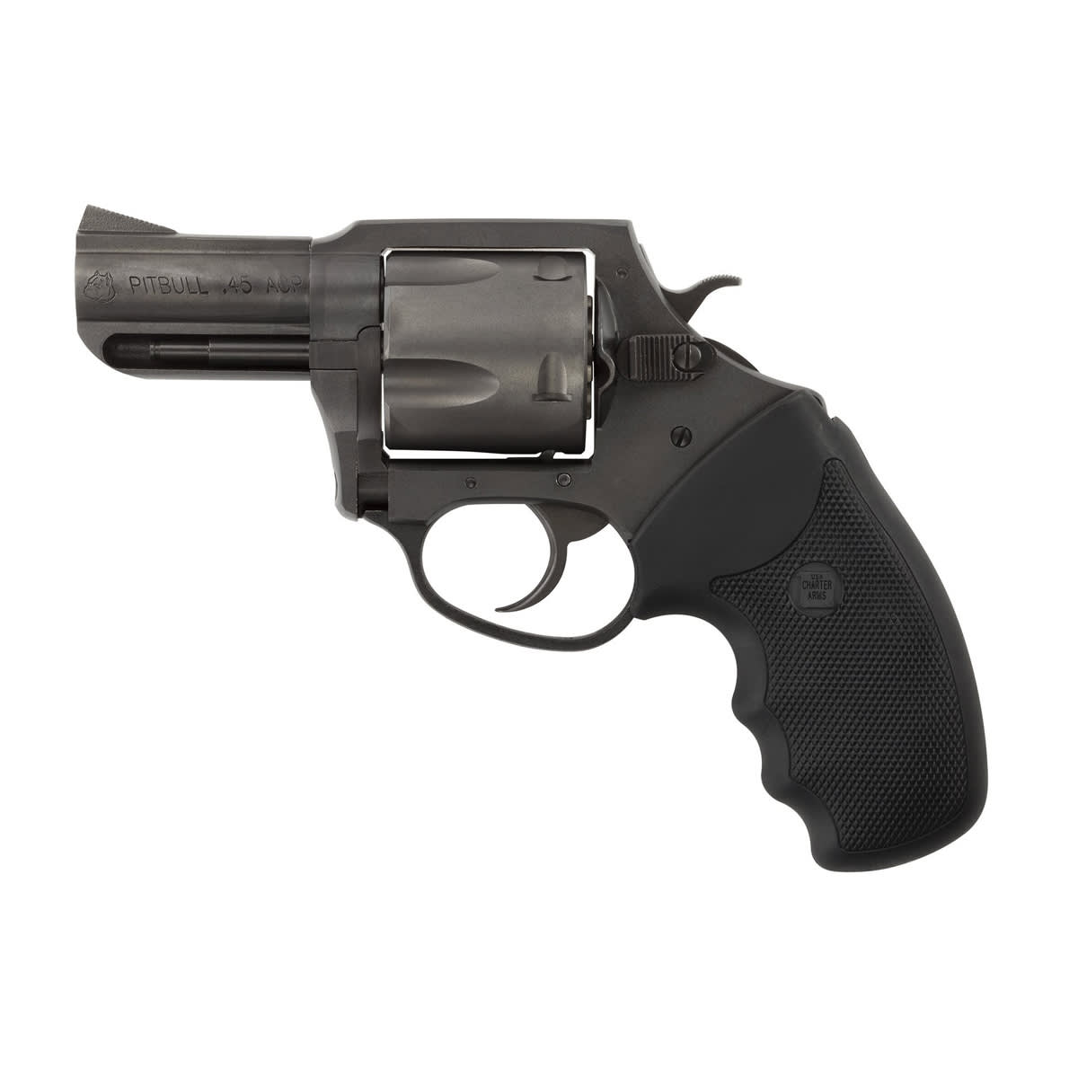 CHARTER ARMS Pit Bull 45 ACP 2.5 Barrel 5Rd Blacknitride Revolver (64520)-img-1