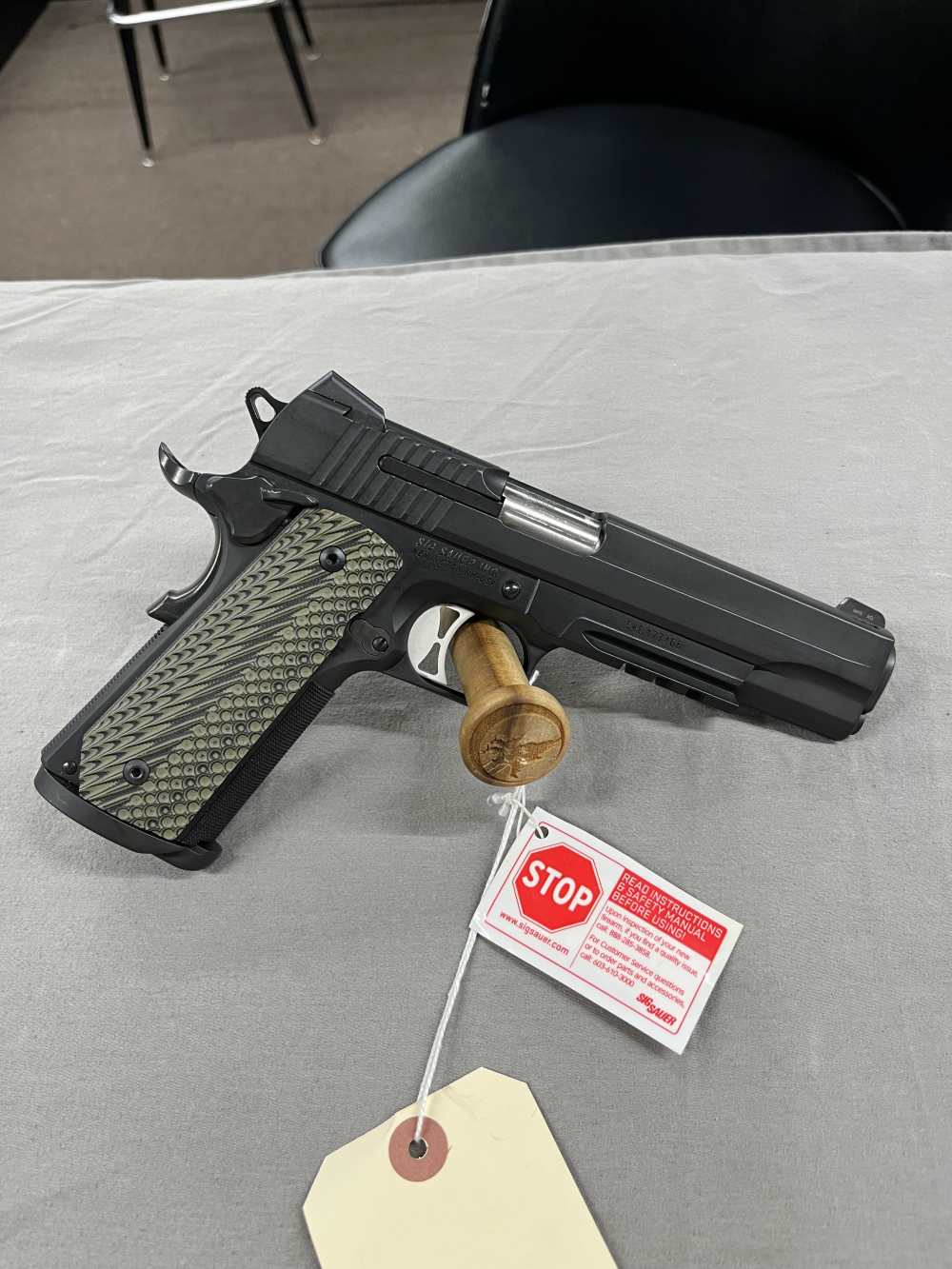 Sig Sauer 1911 Tac Ops 10mm New In Box-img-0