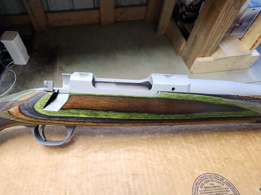 PICS! NEW RUGER M 77 HAWKEYE PREDATOR 22-250 REM 24" STAINLESS 250 24 GREEN-img-9