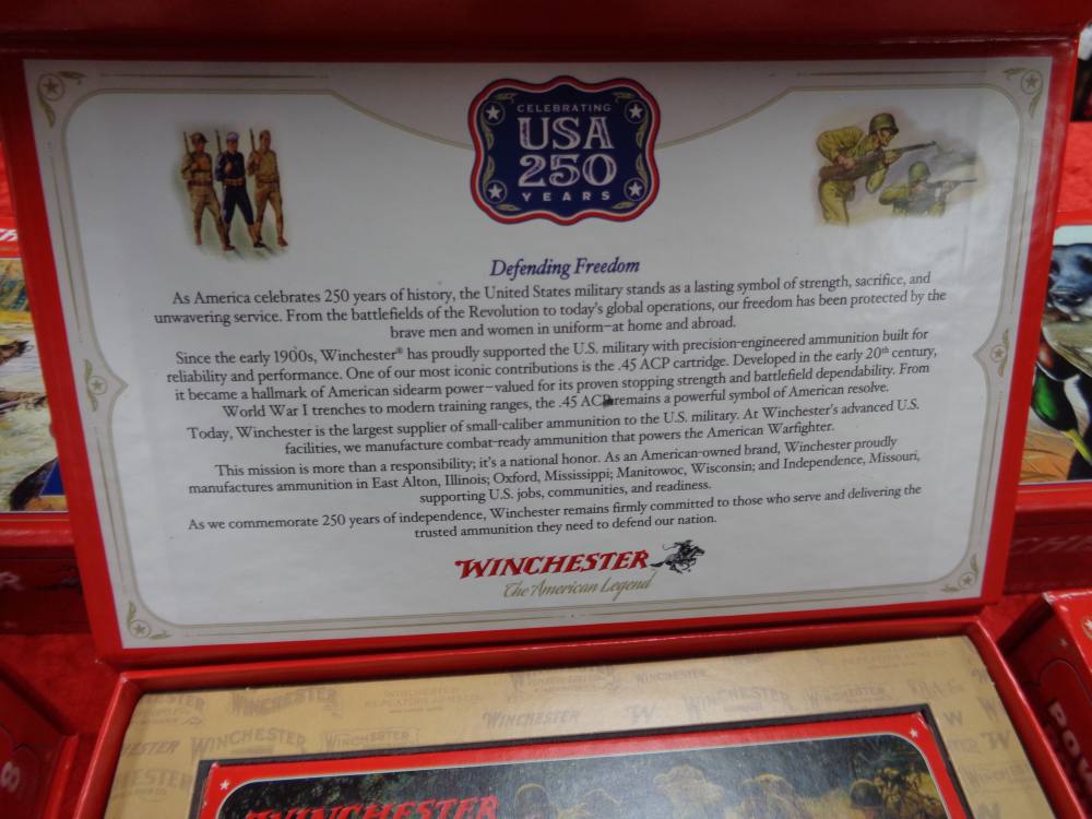 Winchester USA 250th Anniversary Complete Ammo 5 Box Set Limited Edition -img-9