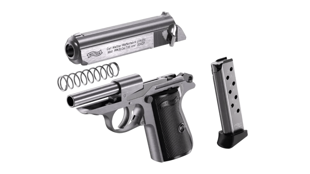 WALTHER PPK/S STAINLESS 32 AUTO 3.3'' -img-6