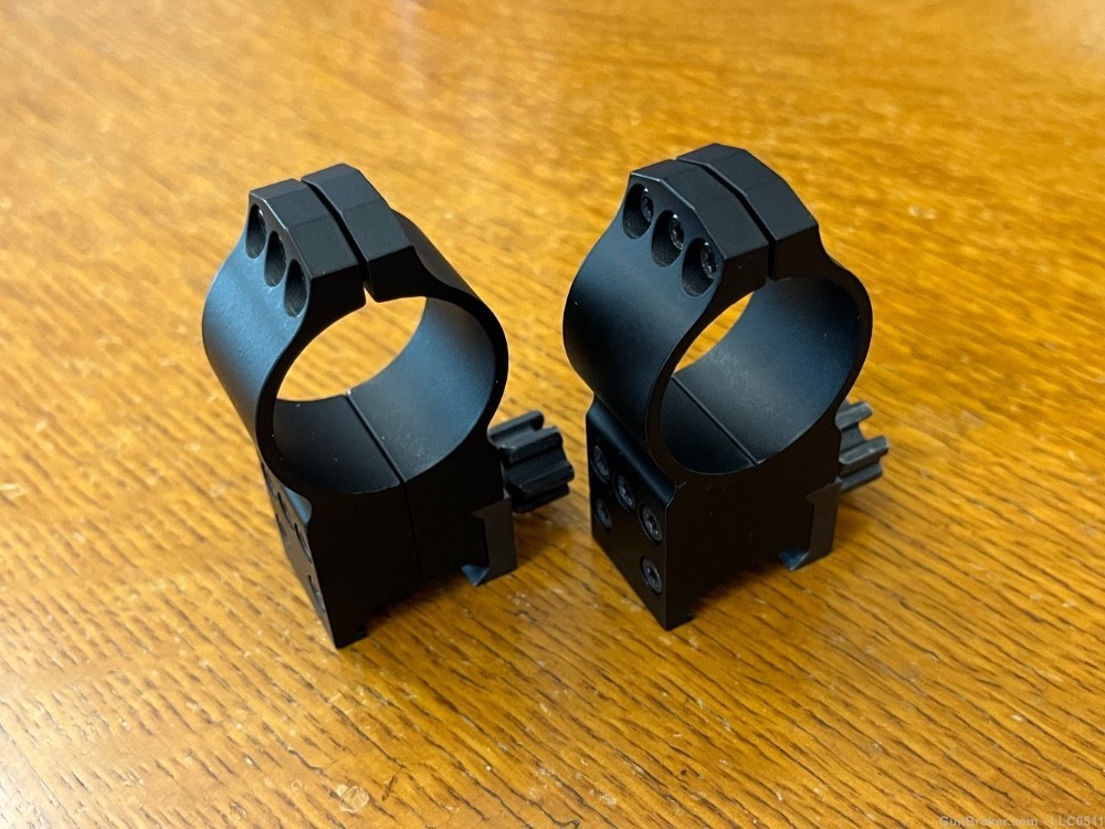 Warne Tactical 30mm Scope Rings High 30mm Matte Black Steel 615M-img-8