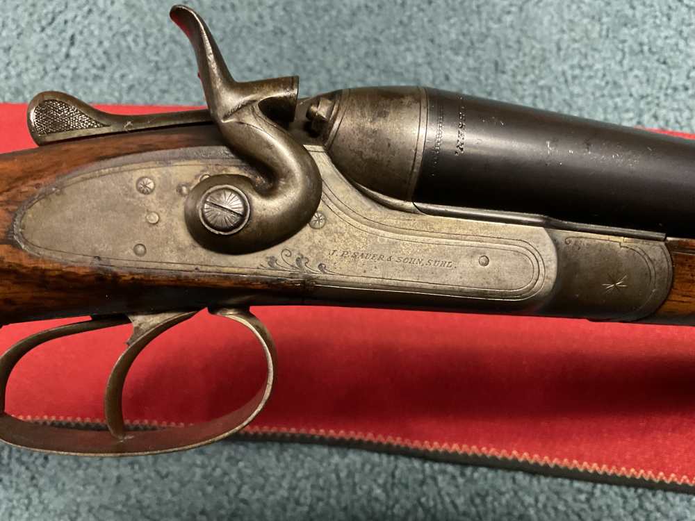JP Sauer&Sohn 16ga Double barrel W/ Expose hammers-img-2