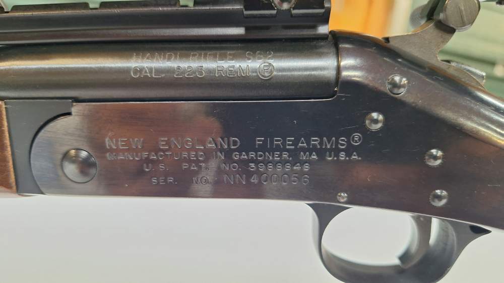 NEF Handi-Rifle SB2 223 Rem Bushnell Sportview Scope Excellent Condition-img-14
