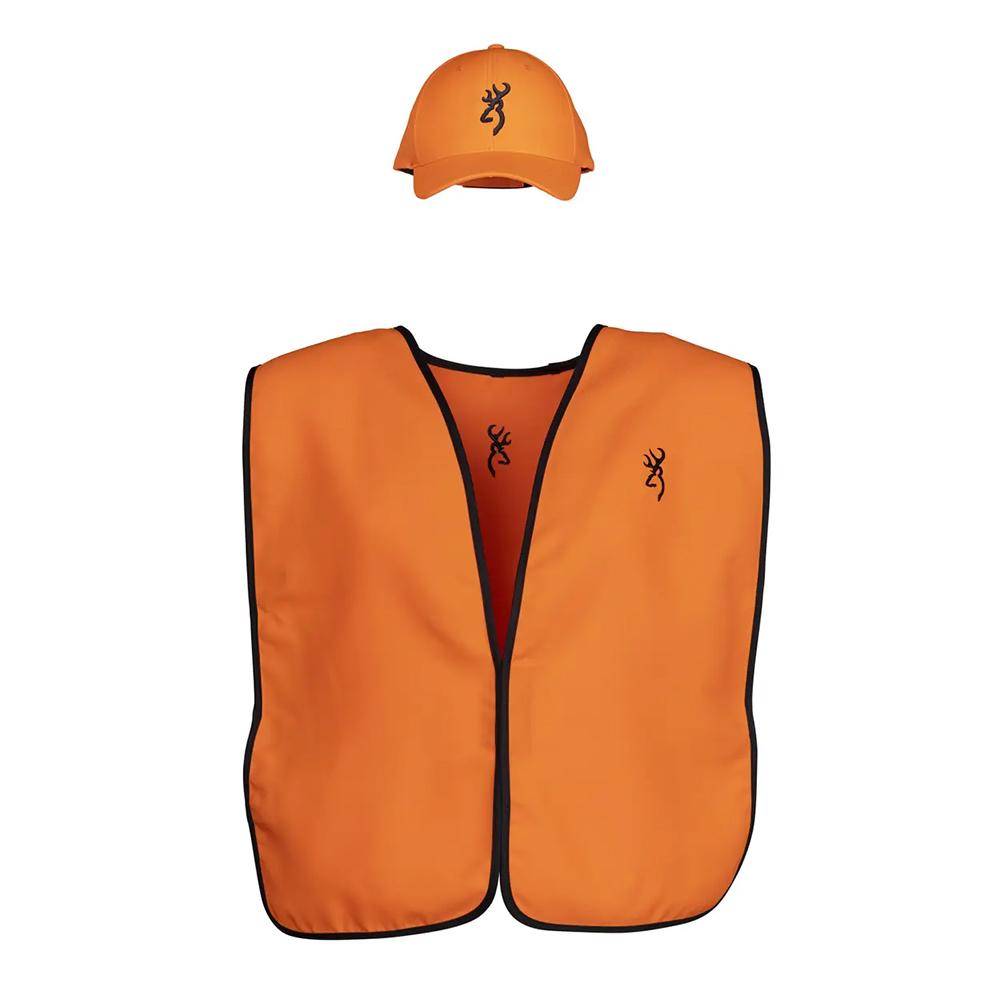 Browning Vest Cap Combo Blaze Orange-img-0