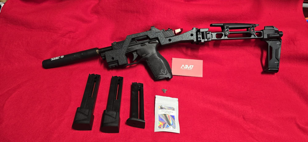 NEW Taurus TX22 TORO Gen2 with Suppressor + Viridian Optic w/ FRT *NFA*-img-0