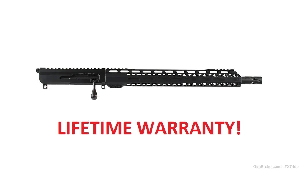 AR-15 16" .300 Blackout Billet Bolt Action Upper Receiver Assembly-img-0