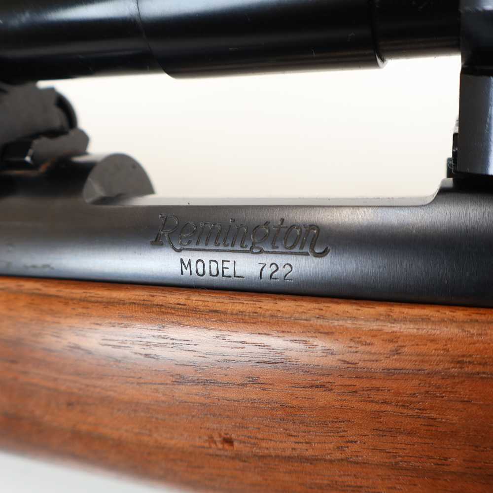 Remington 722 .244 REM 26" Blue/Wood MFG 1955 W/ Lyman 8X Scope C&R OK! -img-16