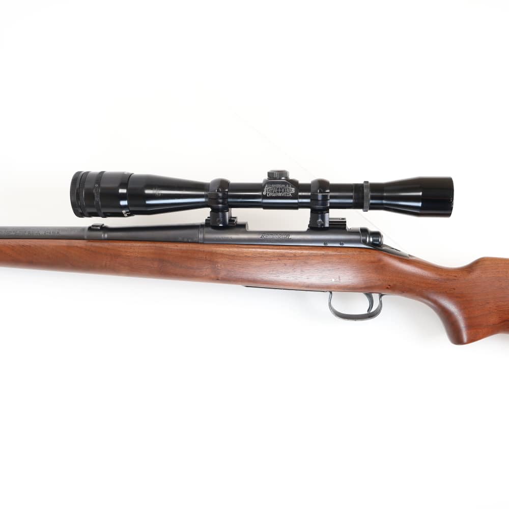 Remington 722 .244 REM 26" Blue/Wood MFG 1955 W/ Lyman 8X Scope C&R OK! -img-7