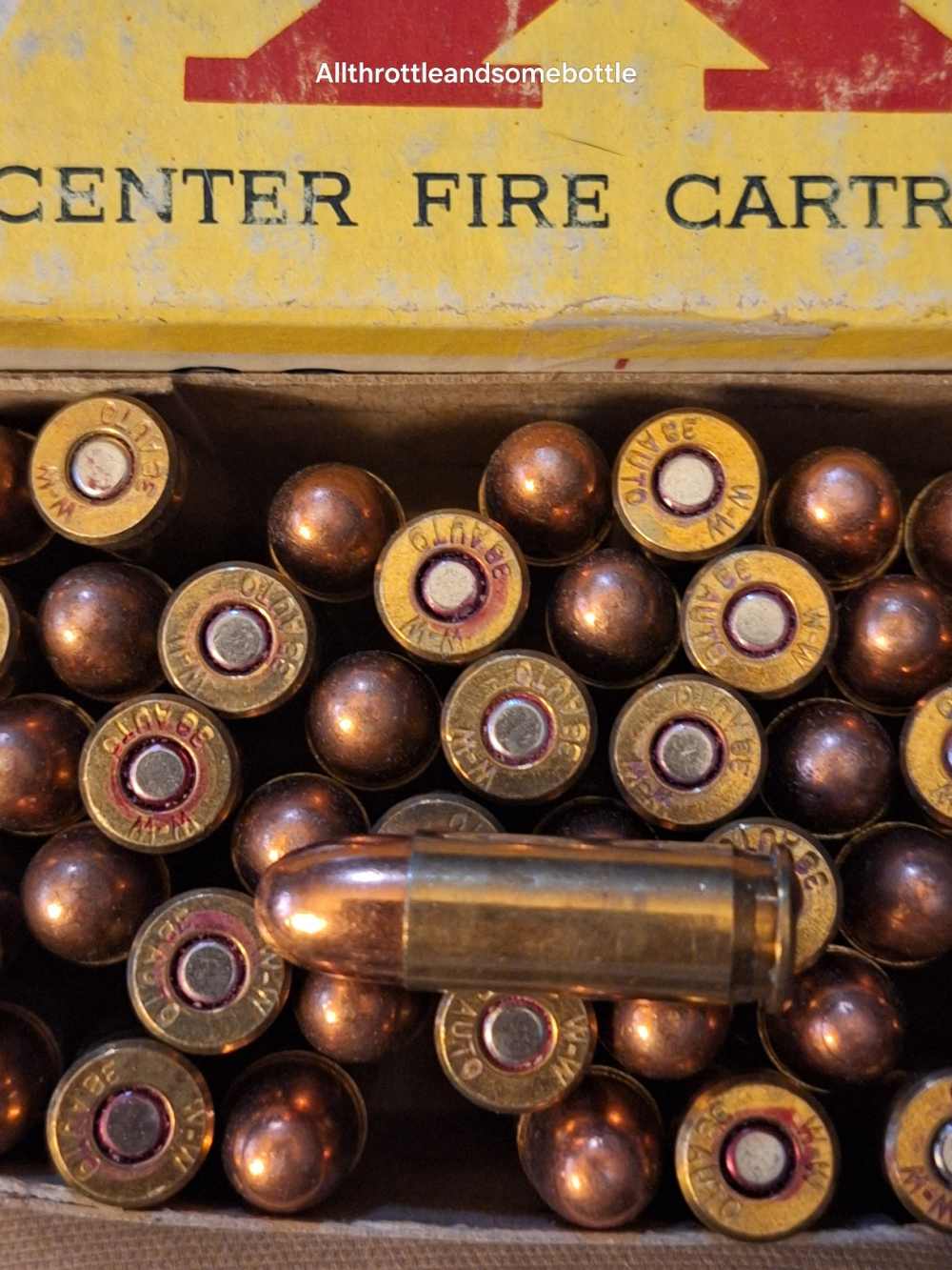 (50) rounds Factory Vintage Winchester Western 38 AUTO , 130gr. F.M.C  Auto-img-1