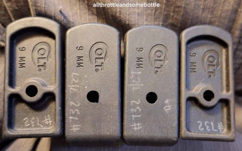 (4) original COLT 9MM MAGAZINES 15 ROUND for an ALL AMERICAN 2000-img-0