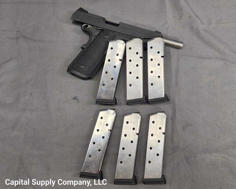 Sig Sauer 1911 Tacops pistol .45 Auto with 6 magazines-img-26