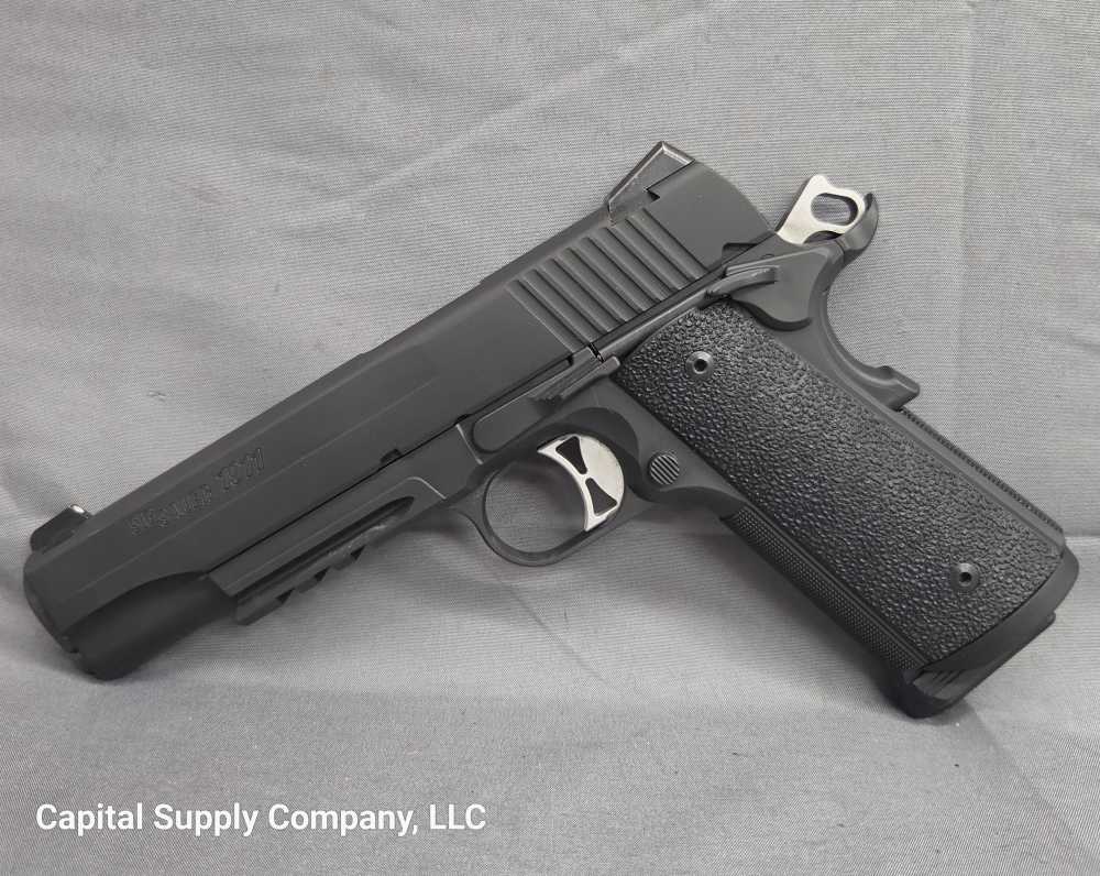 Sig Sauer 1911 Tacops pistol .45 Auto with 6 magazines-img-14