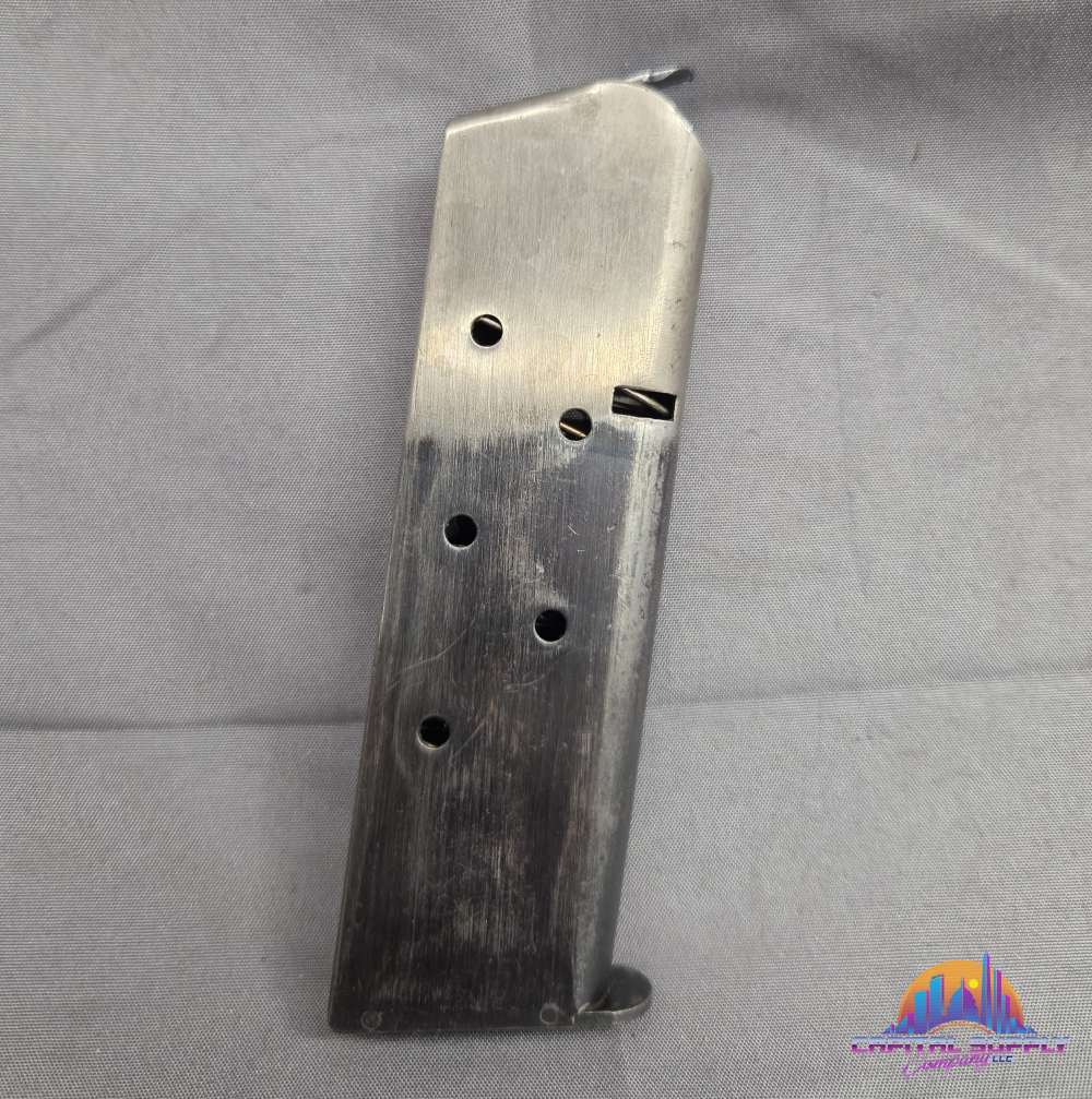 Vintage WWI two-tone 1911 pistol magazine 45ACP Barnes & Kobert-img-2